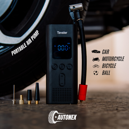 Portable Wireless Air Pump – 150 PSI/4000mAh - Fast Tire Inflation